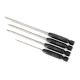 4-delige rechte hex-bits set