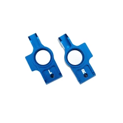 4-Tec blauwe aluminium stub axle carriers (L&R)