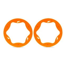 Beadlock rings, rear, orange (4.3