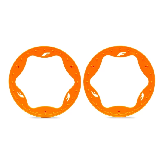Beadlock rings, rear, orange (4.3