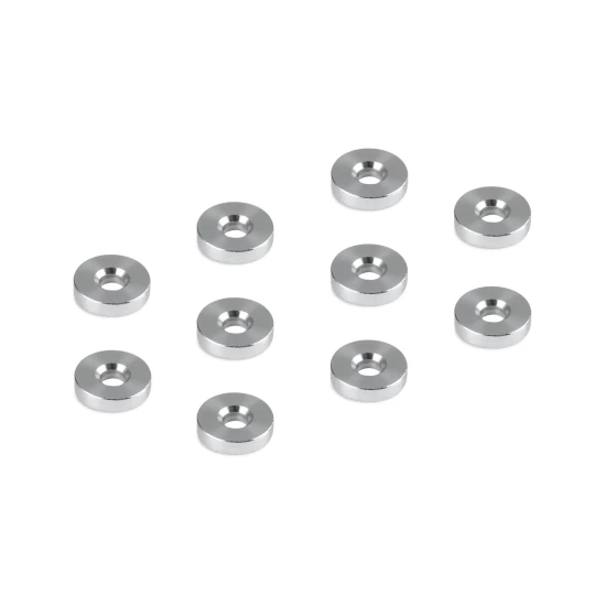 ALU SHIM 3x9x2.0MM - DEEPER COUNTERSUNK (10)