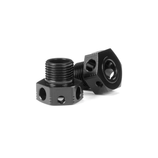 ALU WHEEL AXLE OFFSET "+3MM" - LIGHTWEIGHT - BLACK COATED (2)