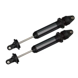 Traxxas X-max Shocks GTX aluminum black-anodized fully assembled w-o springs 2pcs