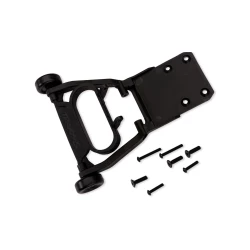 Wheelie bar, assembled (black, non-adjustable) (fits Stampede, Rustler, Bandit series) (for use with #9495A transmission)