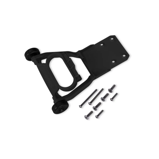 Wheelie bar, assembled (black, non-adjustable) (fits Stampede, Rustler, Bandit series) (for use with #3695A or 3695X transmission)