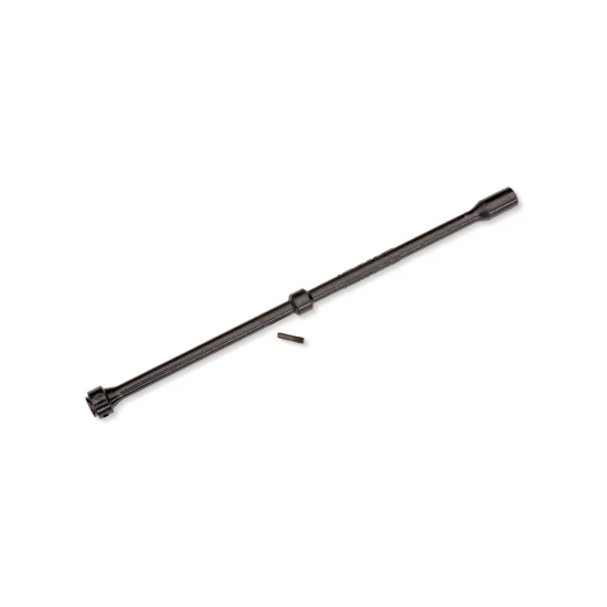 Driveshaft, center, plastic (black)/ screw pin