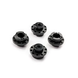 Center caps, wheel (black) (4)