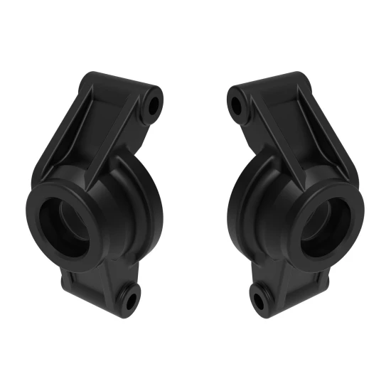 Zwarte stub axle carriers (links en rechts)