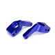 Blauwe aluminium axle carriers (L&R)
