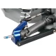 Blauwe aluminium axle carriers (L&R)