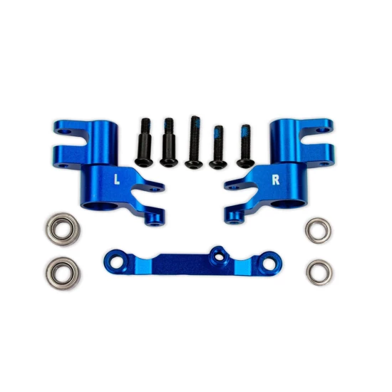 Blauwe aluminium stuurhevelassemblage met stuurstang