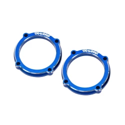 Retainer, LED light pod (blue-anodized 6061-T6 aluminum) (2)
