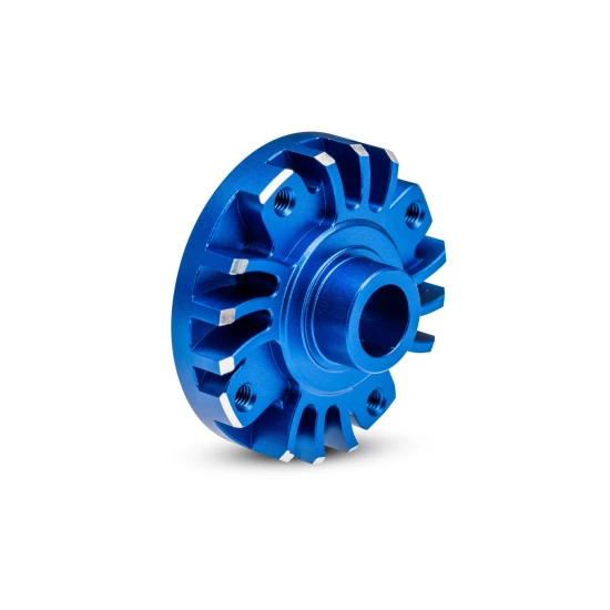 Adapter plate, ring gear (blue-anodized 6061-T6 aluminum)/ 3x10mm BCS (with threadlock) (4)