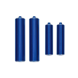Reservoirs, shocks (6061-T6 aluminum, blue-anodized) (front (2), rear (2))