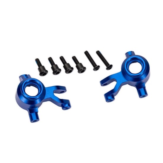 Blauwe Aluminium Stuurblokken (L&R)