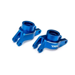 Blue Aluminum Stub Axle Carriers (L&R)