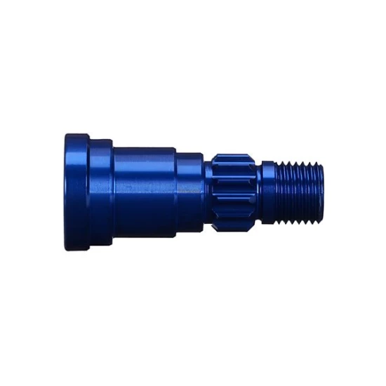 Blauwe aluminium wielas