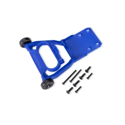 Wheelie bar, assembled (blue, non-adjustable) (fits Stampede, Rustler, Bandit series) (for use with #3695A or 3695X transmission)