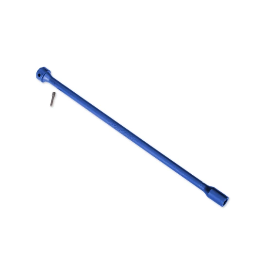 Driveshaft, center, plastic (blue)/ screw pin