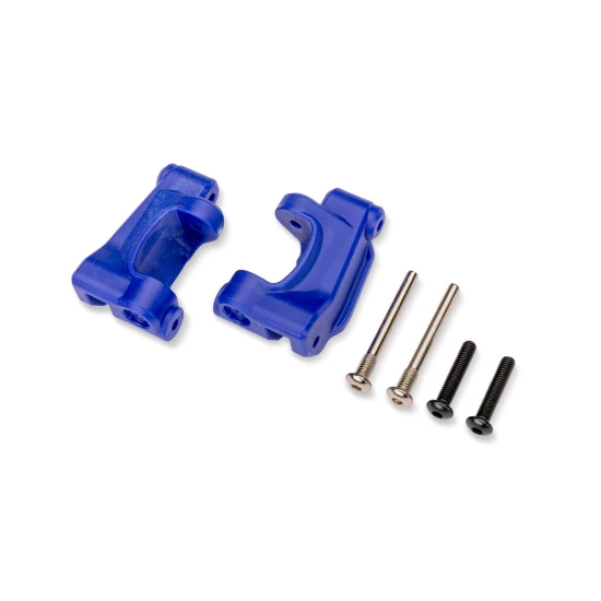 Caster blocks (c-hubs), extreme heavy duty, blue (left & right)/ 3x26mm hinge pins (2)/ 3x15mm BCS (2) (for use with #9180 and 9181 upgrade kit)