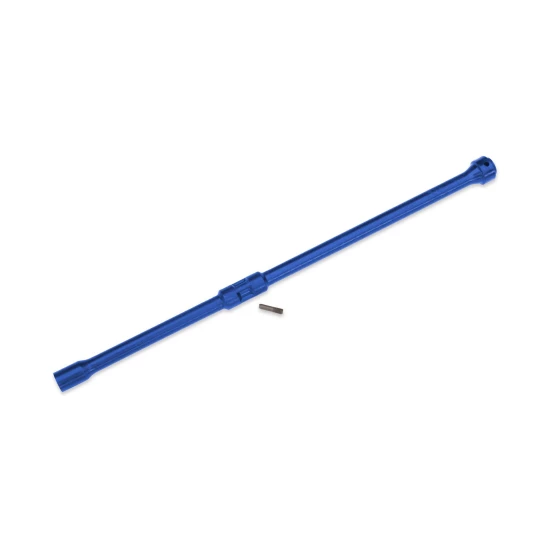 Driveshaft, center, plastic (blue)/ screw pin