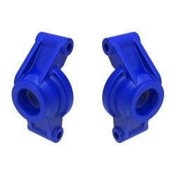 Blauwe stub axle carriers (links en rechts)