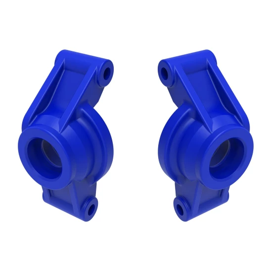 Blauwe stub axle carriers (links en rechts)
