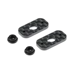 CARBON REAR WING MOUNT - 1/10 ELECTRIC (2)
