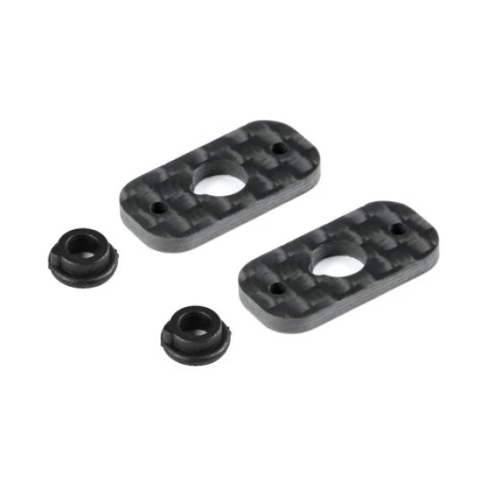 CARBON REAR WING MOUNT - 1/10 ELECTRIC (2)