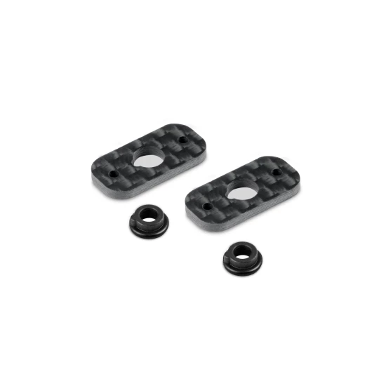 CARBON REAR WING MOUNT - 1/10 ELECTRIC (2)