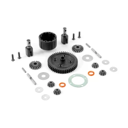 CENTER DIFFERENTIAL SMALL WITH COMPOSITE SPUR GEAR 46T - SET