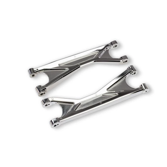 Suspension arms, chrome, upper (left or right, front or rear), heavy duty (2)