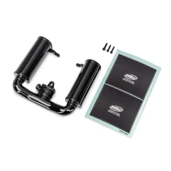 Engine intake, black/ 3x12mm CS (1)/ 2.5x12mm CS (2)
