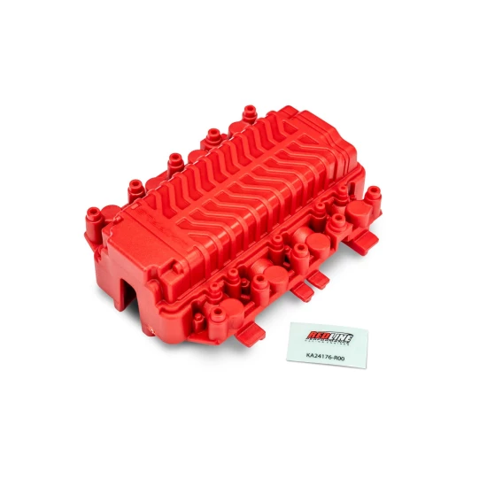 Engine supercharger, red