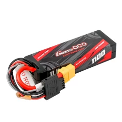 Gens Ace G-Tech 1100mAh 11.1V 3S1P 60C GRP-76 Hardcase Lipo Battery Pack with XT60 Plug