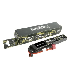 Gens Ace 25C 1200mAh 3S1P 11.1V Airsoft Gun Lipo Battery with T Plug