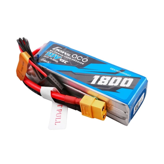 Gens Ace G Tech 1800mAh 11.1V 45C 3S1P LiPo Battery XT60 Plug
