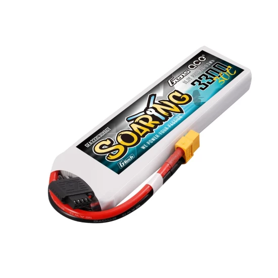 Gens Ace Soaring 3300mAh 3S 11.1V 30C G-Tech Lipo Battery with XT60 plug