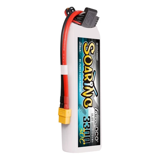 Gens Ace Soaring 3300mAh 4S 14.8V 30C G-Tech Lipo Battery with XT60 plug