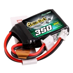 Gens Ace 350mAh 2S 7.4V 35C Lipo Battery Pack with JST-PHR Plug-Bashing Series
