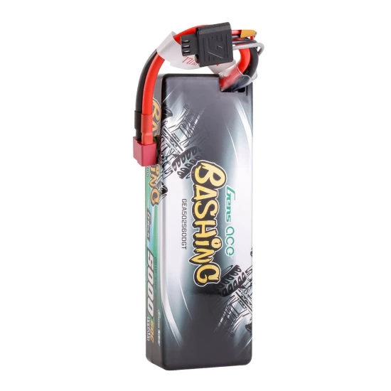 Gens Ace Bashing G Tech 5000mAh 7.4V 60C 2S1P Hardcase LiPo Battery Deans Plug