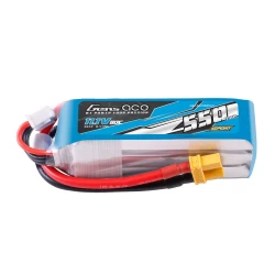 Gens Ace 550mAh 11.1V 80C 3S1P LiPo Battery Pack XT30 Plug