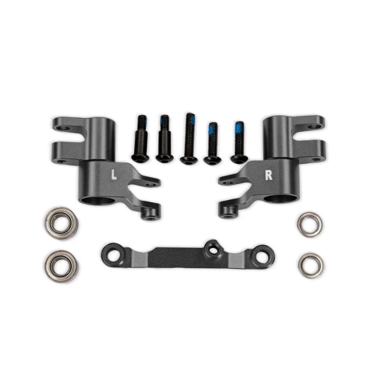 Grijze aluminium stuurhevelassemblage met stuurstang