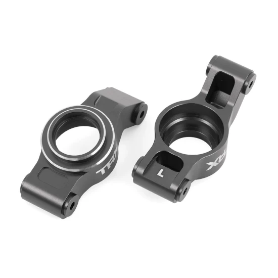 Carriers, stub axle (gray-anodized 6061-t6 aluminum) (left & right)