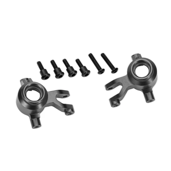 Grijze aluminium stuurblokken (L&R)
