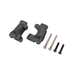 Caster blocks (c-hubs), extreme heavy duty, charcoal gray (left & right)/ 3x26mm hinge pins (2)/ 3x15mm BCS (2) (for use with #9180 and 9181 upgrade kit)