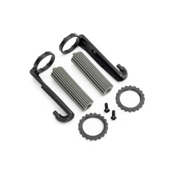Reservoirs, shocks, front (2)/ 3x8mm BCS (2)