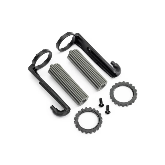 Reservoirs, shocks, front (2)/ 3x8mm BCS (2)