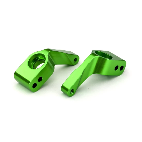 Groene aluminium axle carriers (L&R)