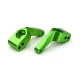 Groene aluminium axle carriers (L&R)